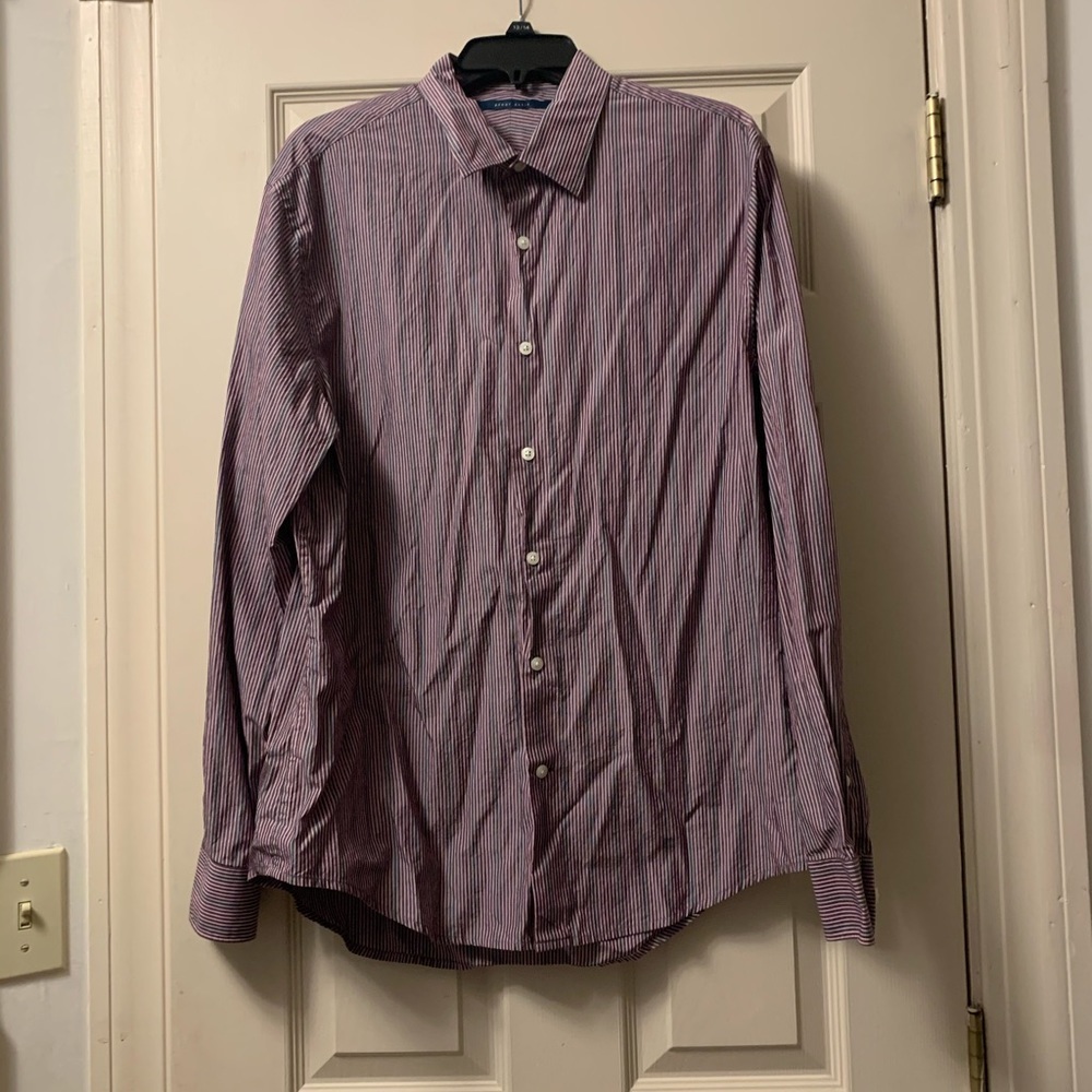 Perry Ellis Men’s Dress Shirt Size Large - Picture 1 of 6